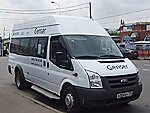 Бесплатный автобус Genser в пункт аренды автомобилей АрендаАвто-днц на Новорязанском шоссе